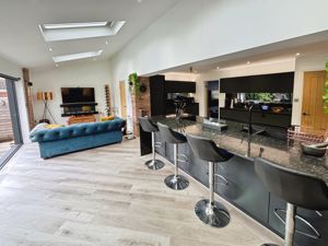 Open plan kitchen living area- click for photo gallery